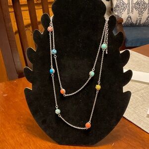 Lia Sophia Multicolour Beaded Necklace